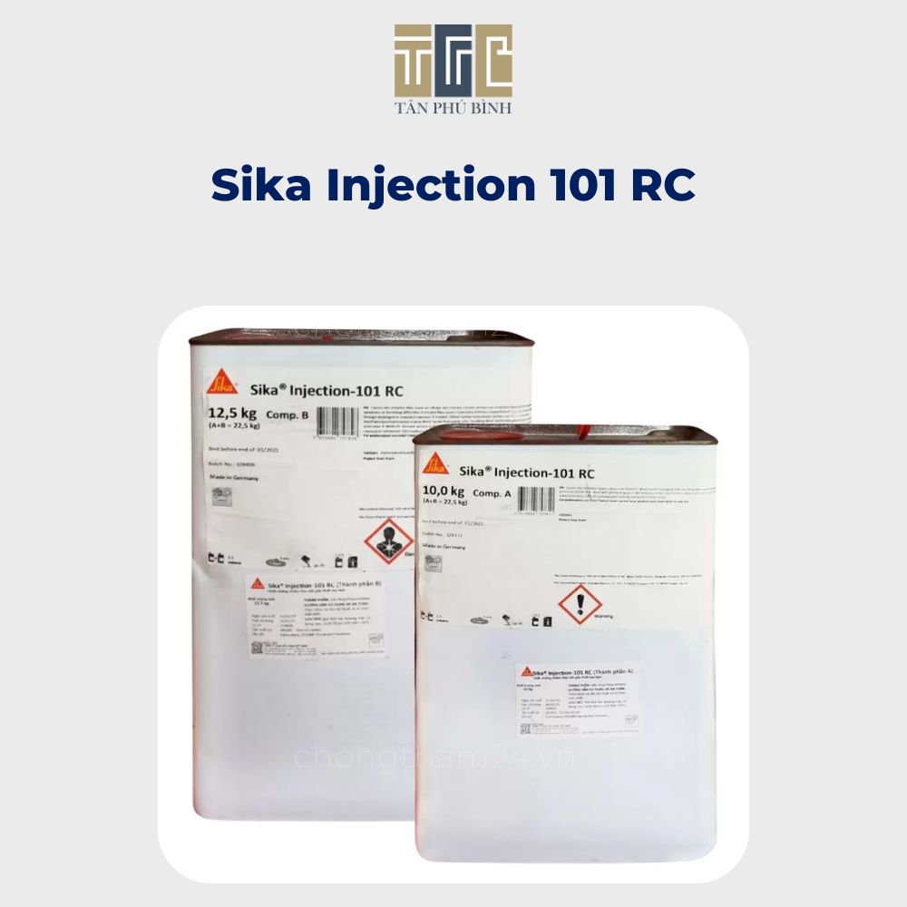 Sika Injection 101 RC – Chất chống thấm đàn hồi tạo bọt