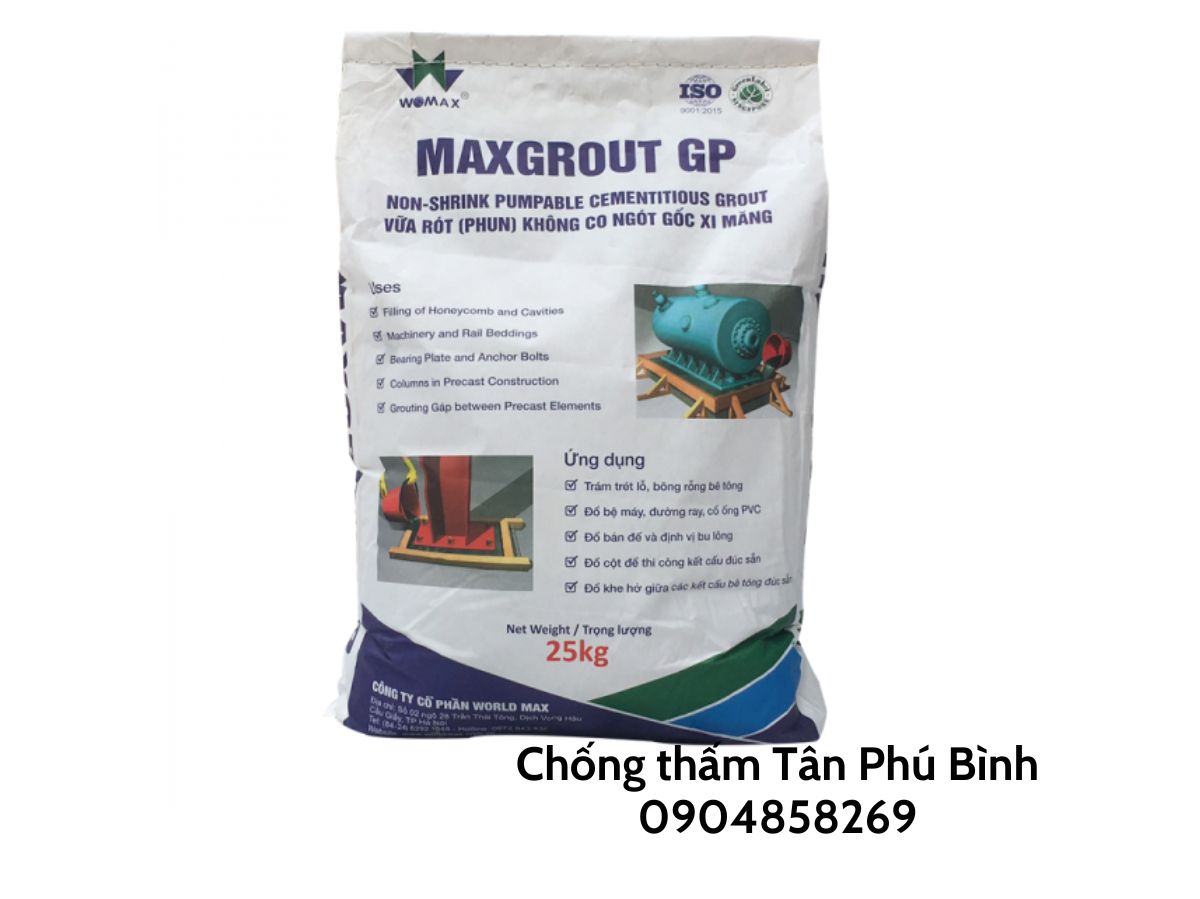 MAXGROUT GP – Vữa rót bù co ngót cường độ cao