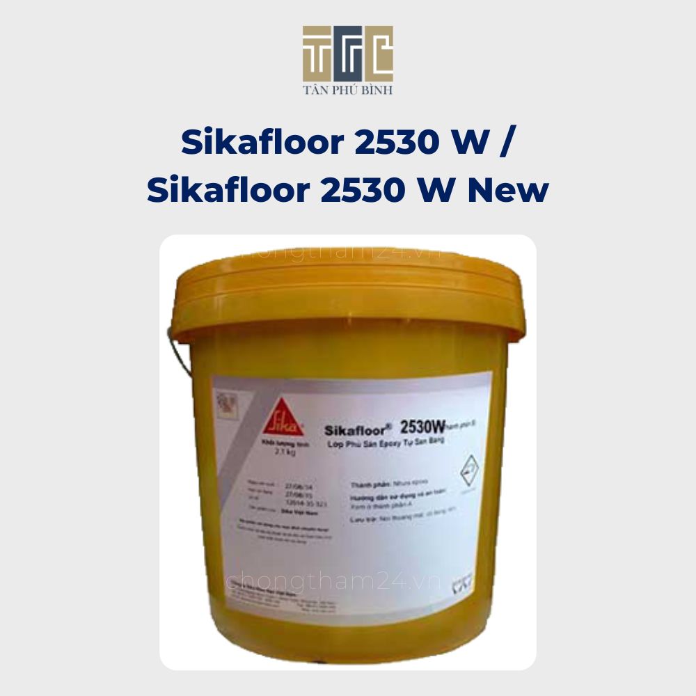 Sikafloor 2530 W – Nhựa Epoxy có màu 2 thành phần