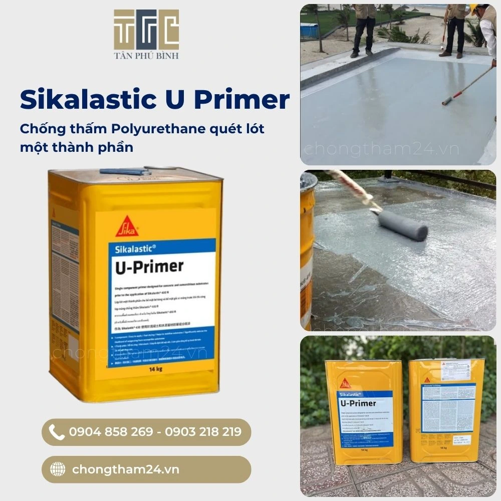 Sikalastic® U Primer – Chống thấm Polyurethane quét lót một thành phần