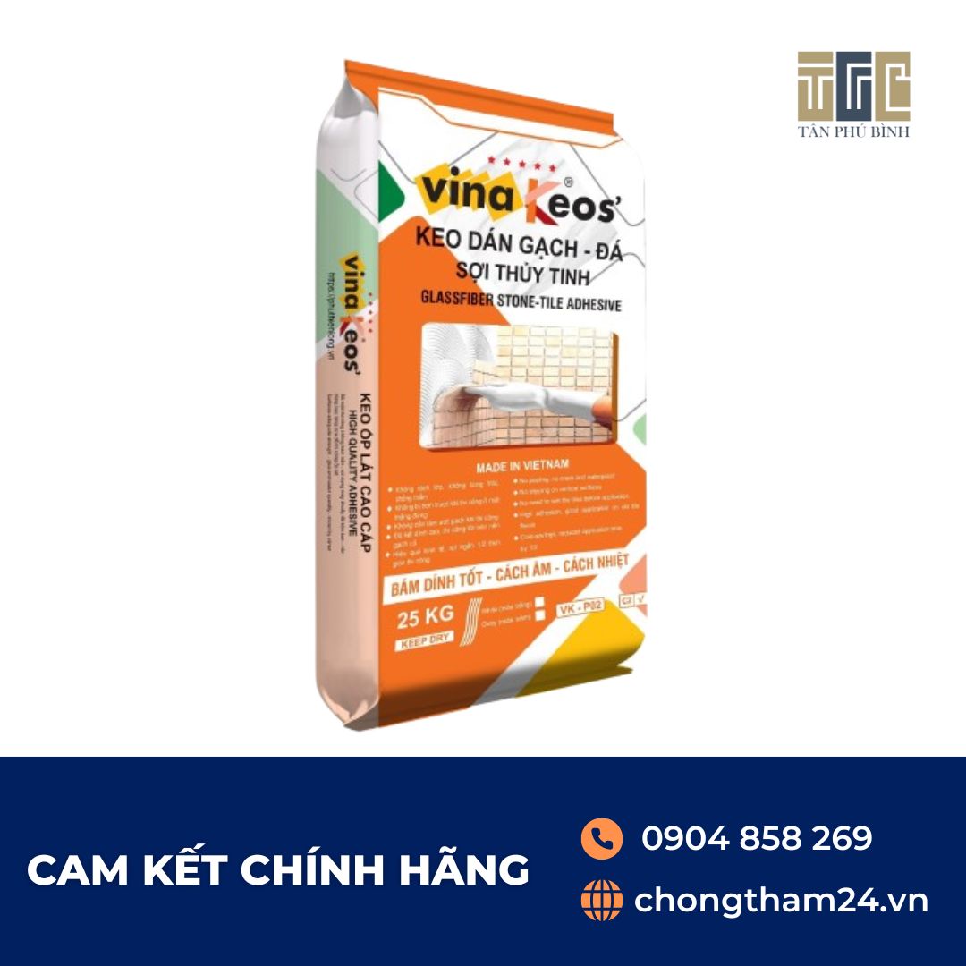 Keo dán gạch đá Vinakeos VP02 cho nội ngoại thất