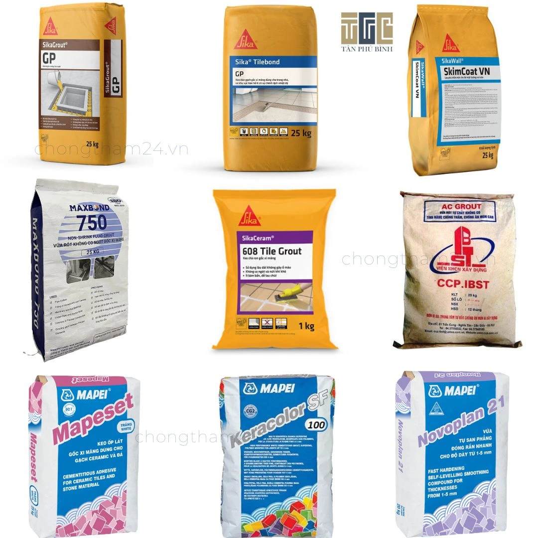 Vữa chống thấm-xây dựng