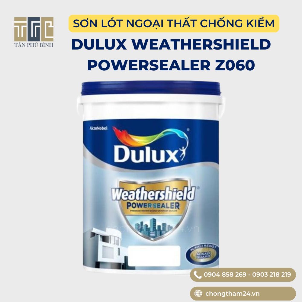 Dulux Weathershield Powersealer Z060 – Sơn lót ngoài trời chống kiềm