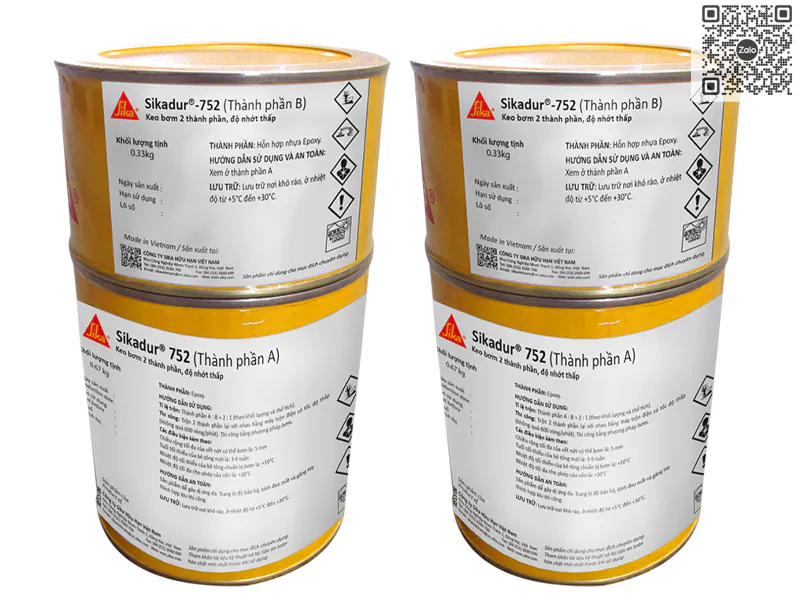 Sikadur® 752 – Nhựa bơm Epoxy 2 thành phần độ nhớt thấp