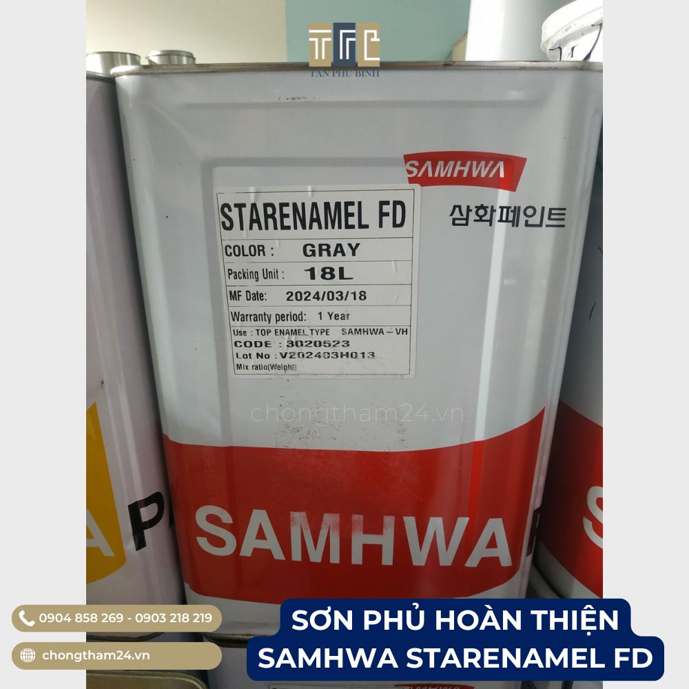 Sơn Samhwa Starenamel FD – Sơn phủ alkyd