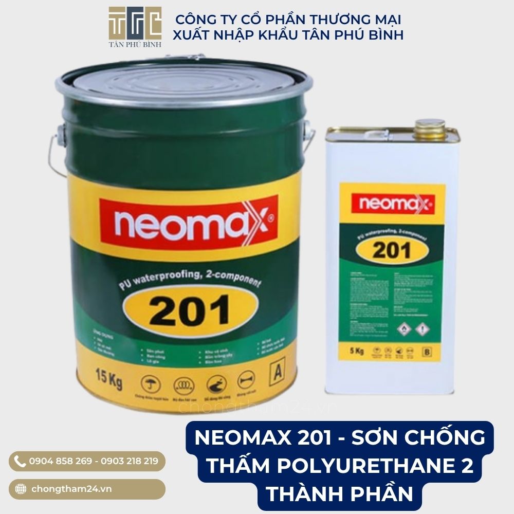 Neomax 201 – Hợp chất chống thấm Polyurethane 2 thành phần